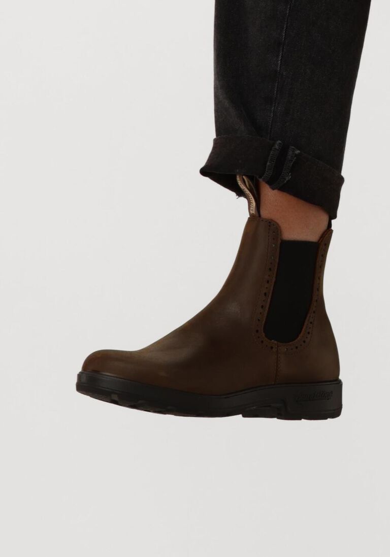 bruine blundstone chelsea boots women's high top