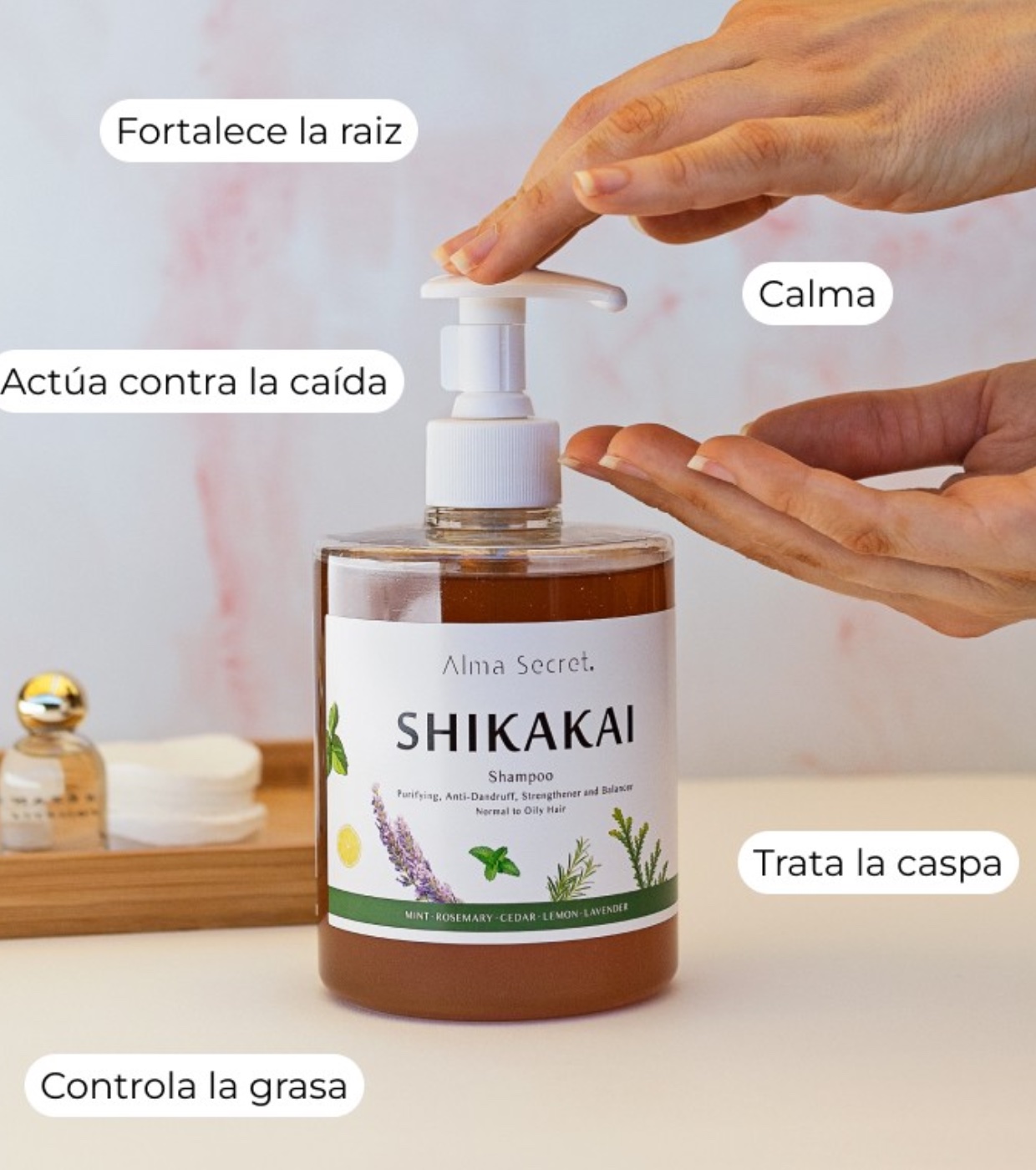 Alma Secret - Champô purificante Shikakai para cabelos normais ou oleosos