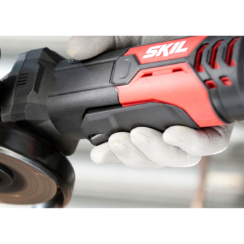 SKIL haakse slijper (slijptol) 9132AB 850W 125mm - antivibratie zijhandgreep