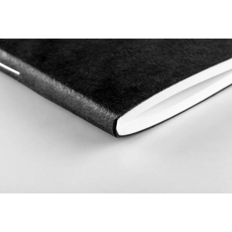 Set de 2 carnets piqués Age Bag A5 96 pages uni - Noir