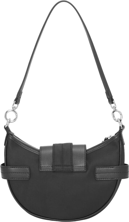 Ganni Bucky Bag Small Crossbody Nylon Black