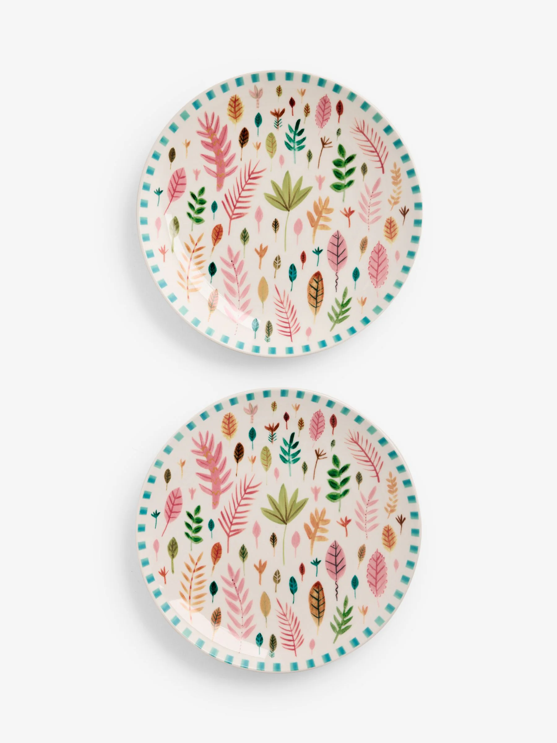 Lucy Tiffney Set of 4 Autumn Leaves Side Plates