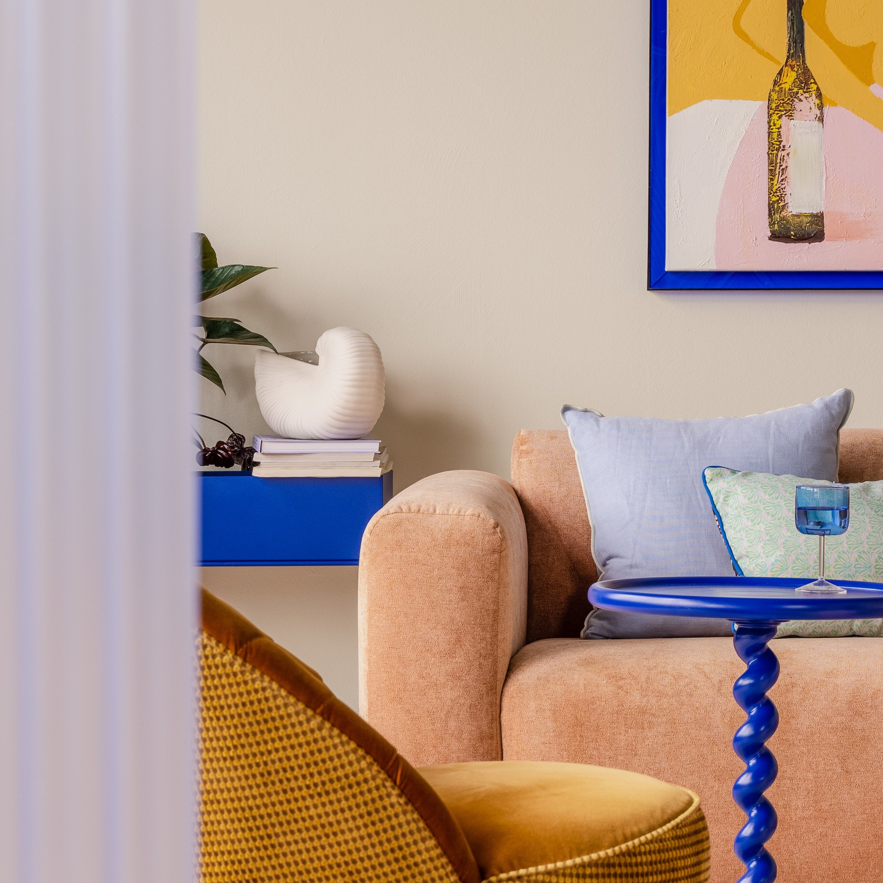 Ferm Living Plant Box Plantentafel - Bright Blue