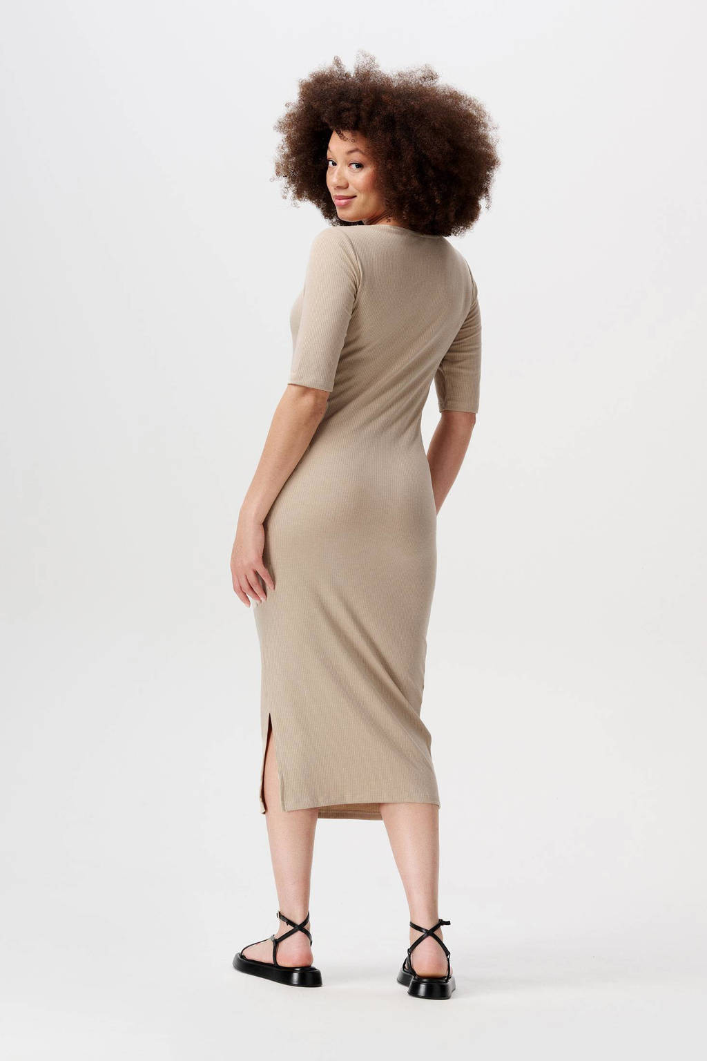 Noppies zwangerschapsjurk Keiko beige