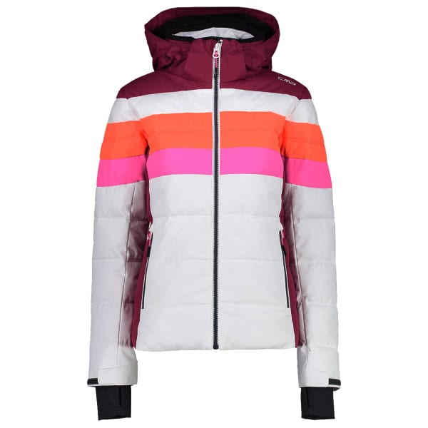 Veste de ski CMP WOMAN JKT ZIP HOOD WHITE