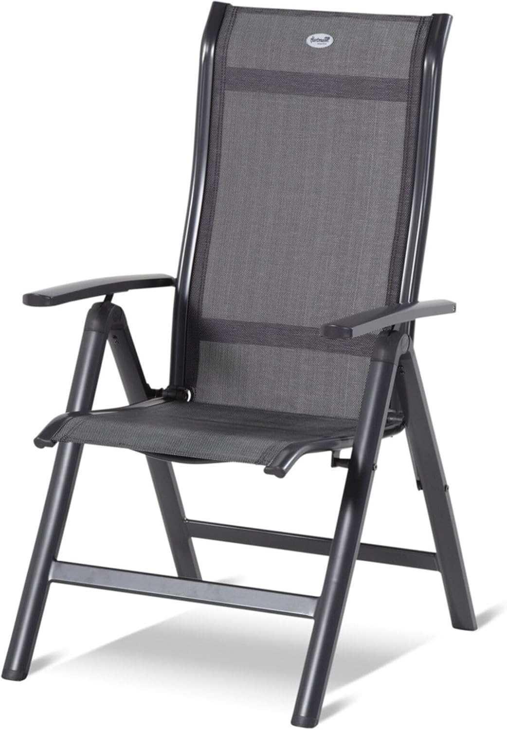 Hartman Alice Comfort stilvoller Multipositionssessel in Xerix und Anthrazit, solides Aluminiumgestell, Sitzfläche aus hochwertigem Kunststoff, 93 x 63 x 111 cm, Rückenlehne verstellbar, wetterfest