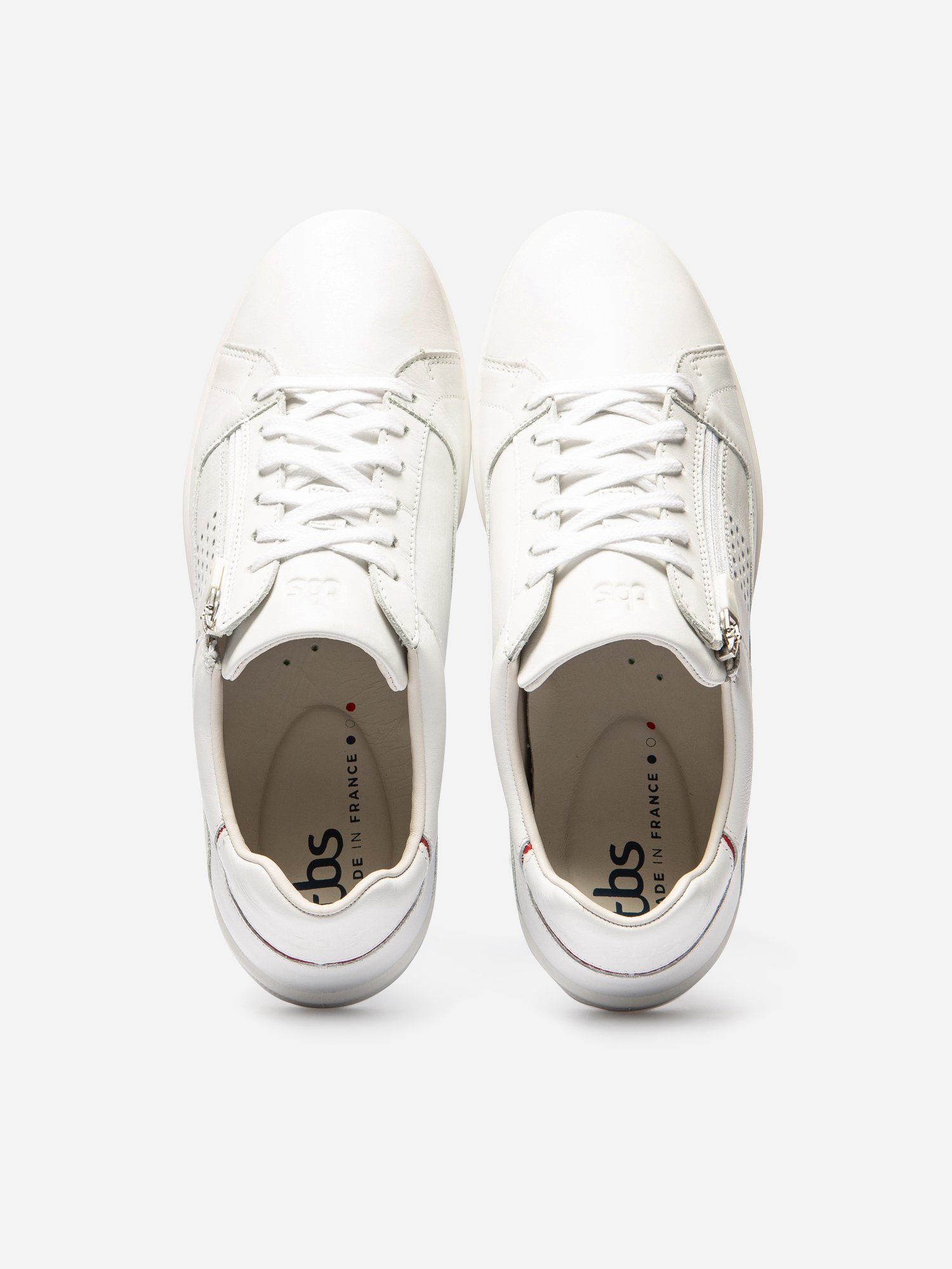 Baskets En Cuir Blanc