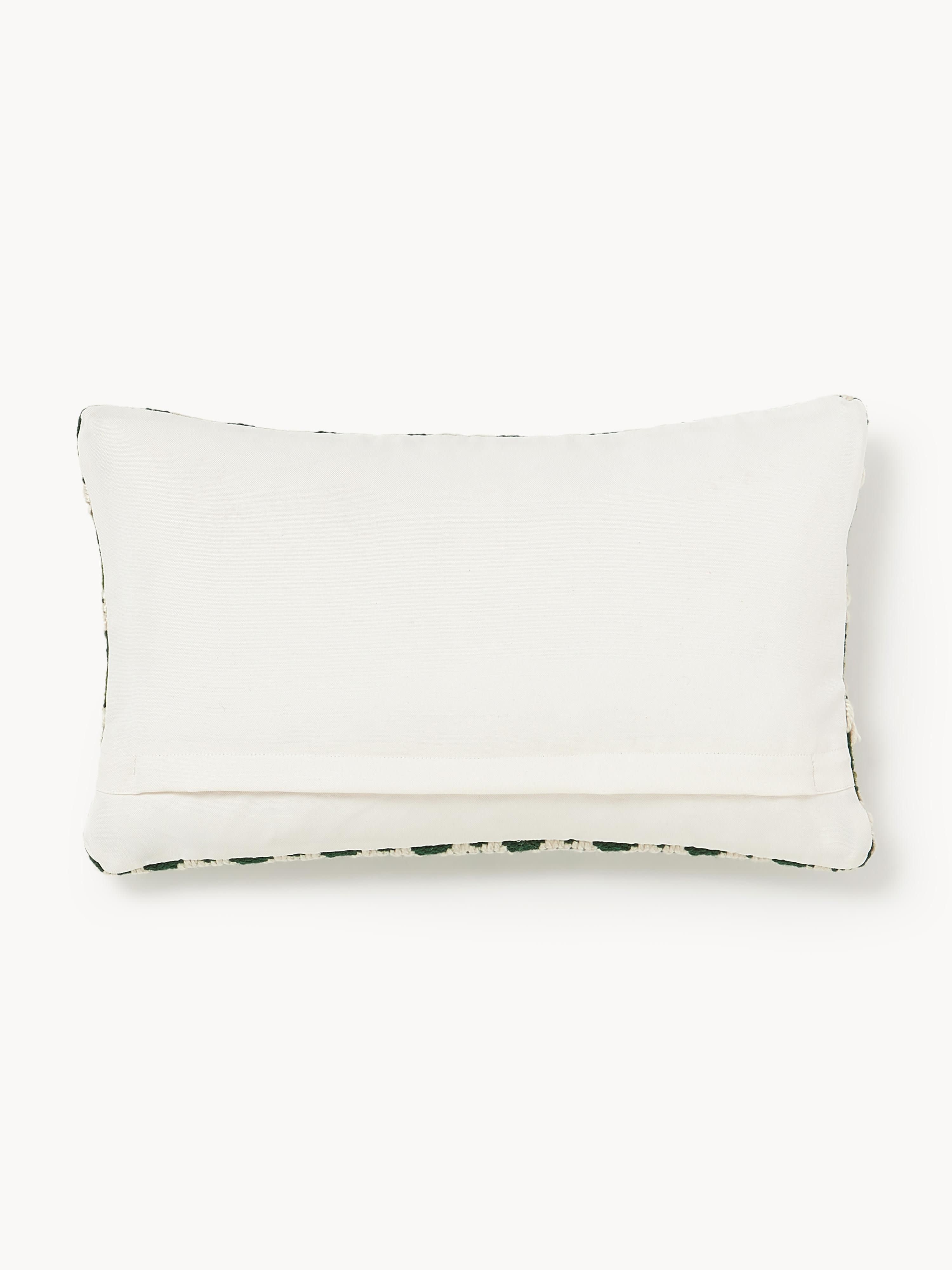 Outdoor kussenhoes Yamir met geweven patroon