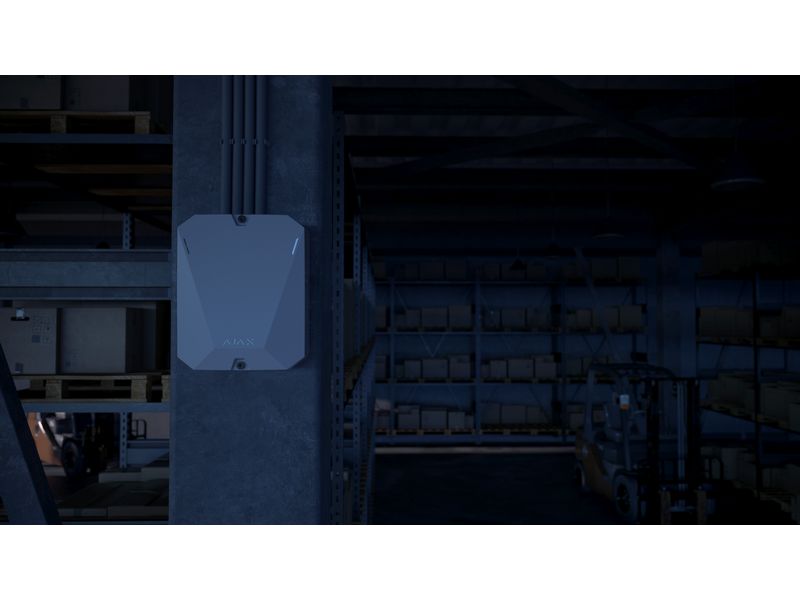 AJAX Baseline MultiTransmitter Jeweller Weiss Funkmodul für die Integration von Geräten von Drittanbietern in das Ajax System