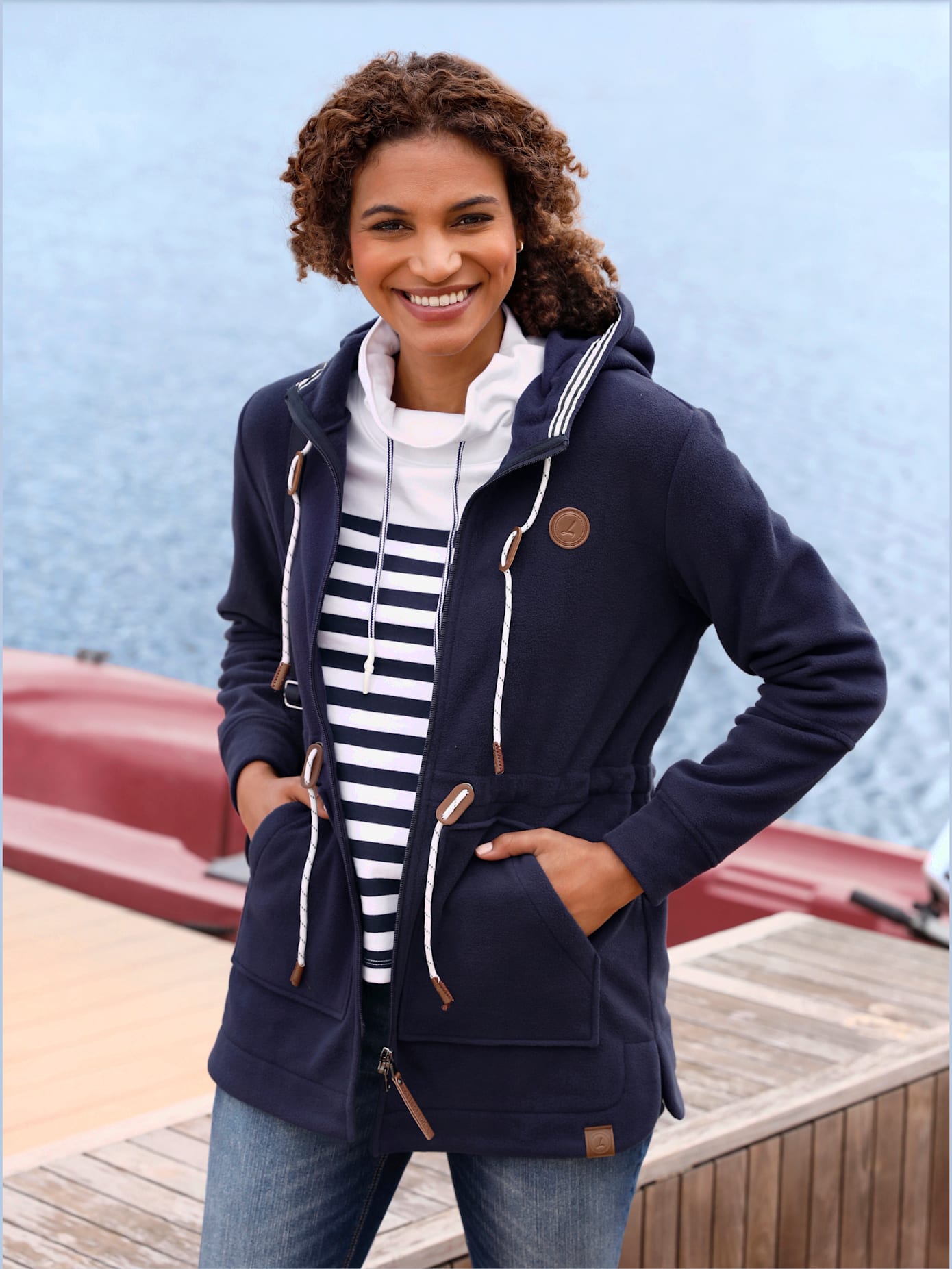 Veste polaire toucher doux