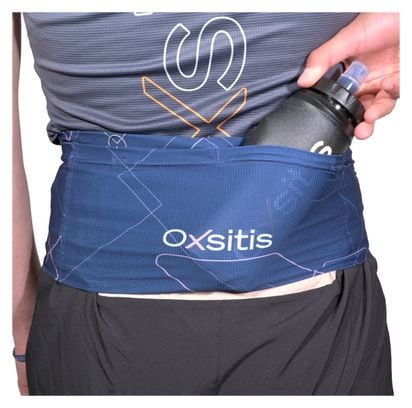 Ceinture de Trail Unisexe Oxsitis Slimbelt Gravity Bleu/Rose