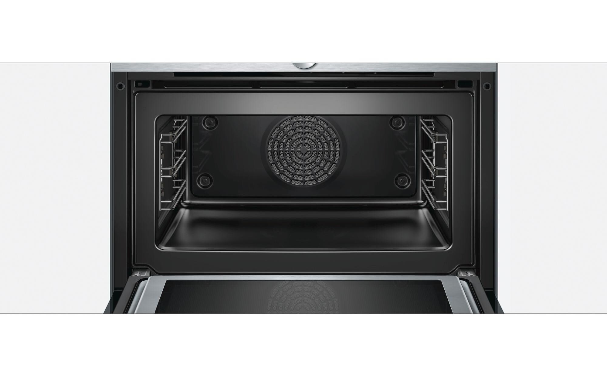 Einbaubackofen mit Mikrowelle CMG633BS1 Edelstahl/Schwarz<br>Kompakter Einbaubackofen mit Mikrowelle