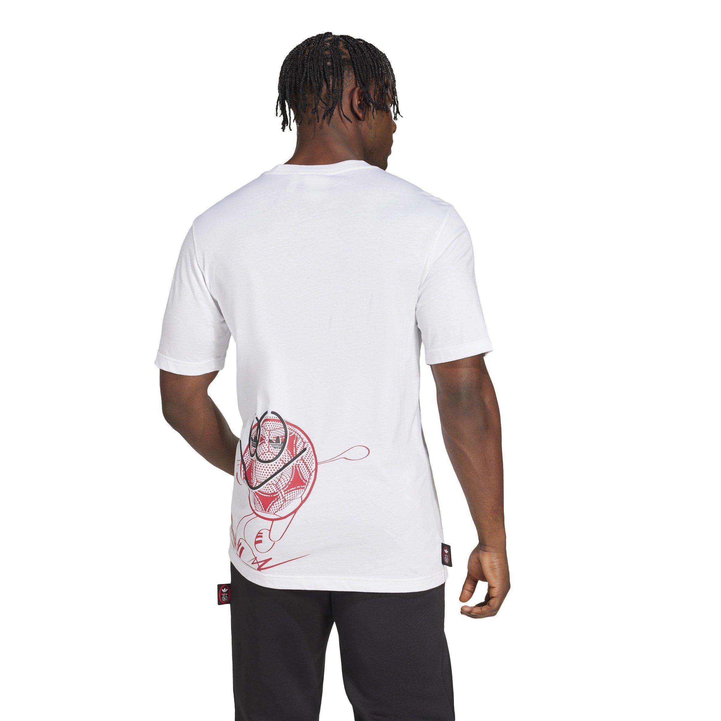 adidas Ajax Amsterdam Graphic T Shirt Adults