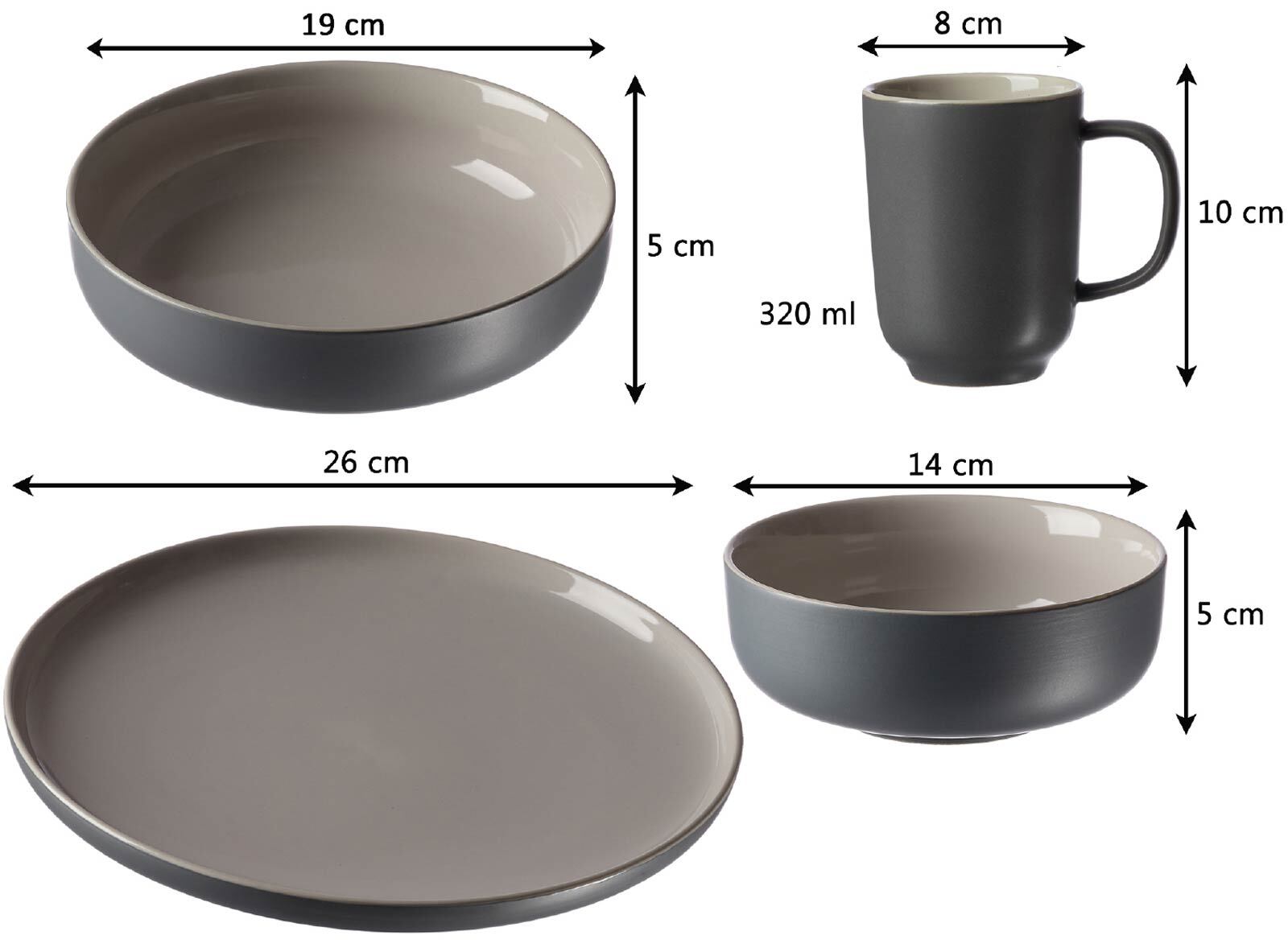 Ritzenhoff & Breker XXL Kombiservice Jasper 32er Set