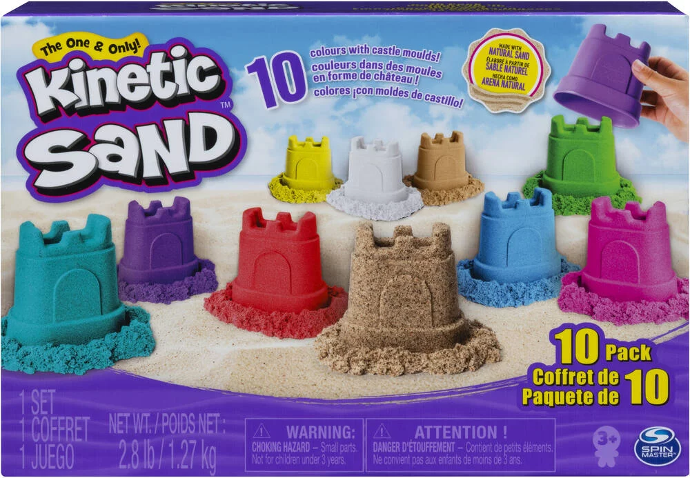 COFFRET RECHARGES 10 COULEURS 1,27 KG KINETIC SAND