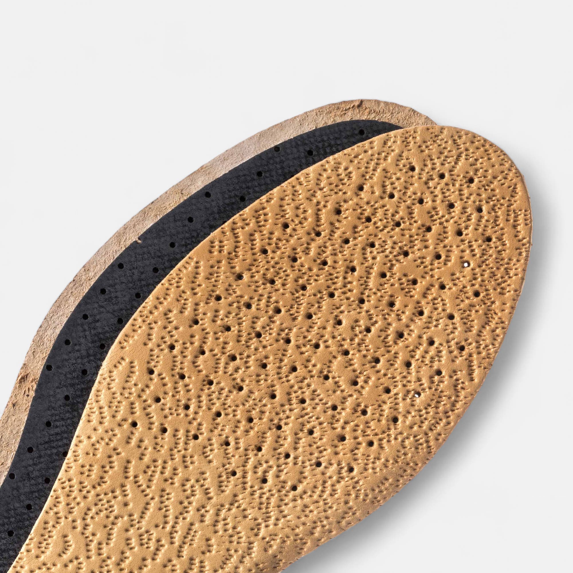 Semelles cuir charbon 37 38 sans coloris