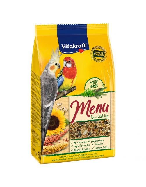 Vitakraft Valkparkieten Premium Menu - Vogelvoer