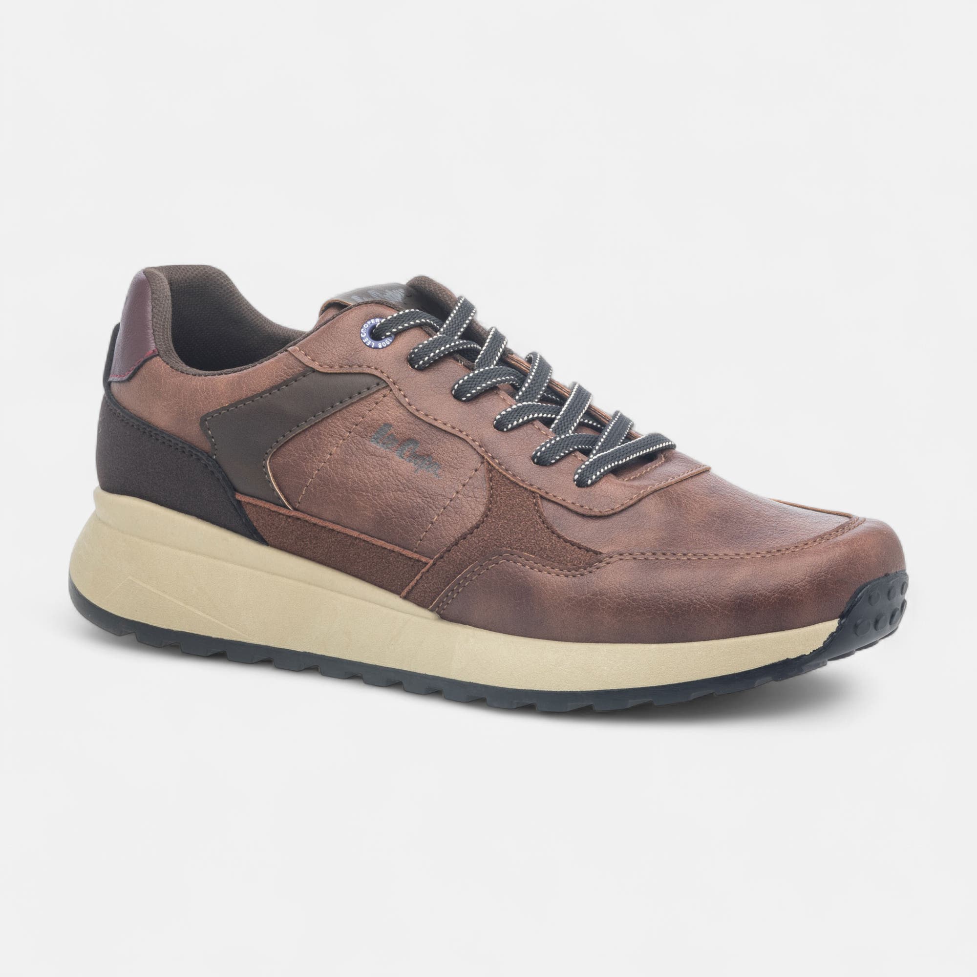 Baskets basses Homme cognac