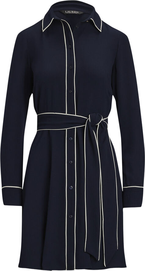 Lauren Ralph Lauren TRIPLE GGT-DRESS Lauren navy/mascarpone cream