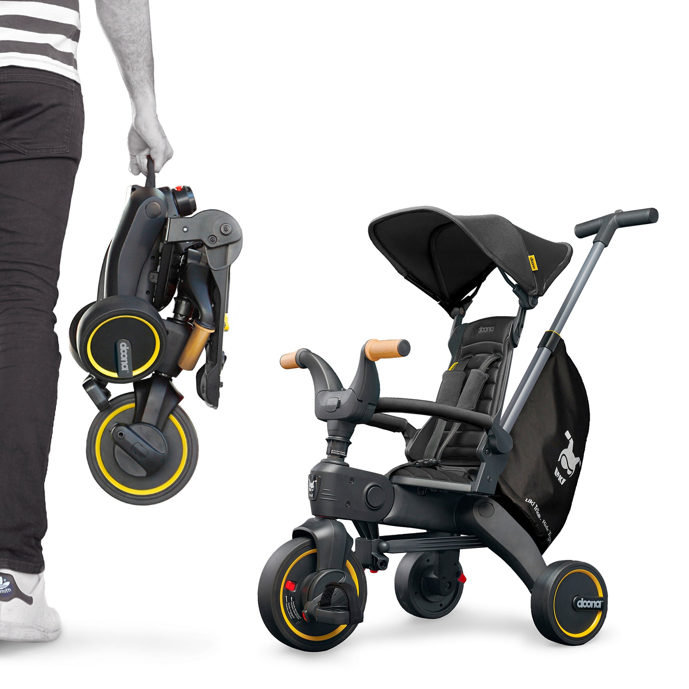 Doona Dreirad Liki Trike S5 Nitro Black / schwarz