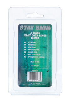 Eros Get Hard Three Rings Clear 1ST