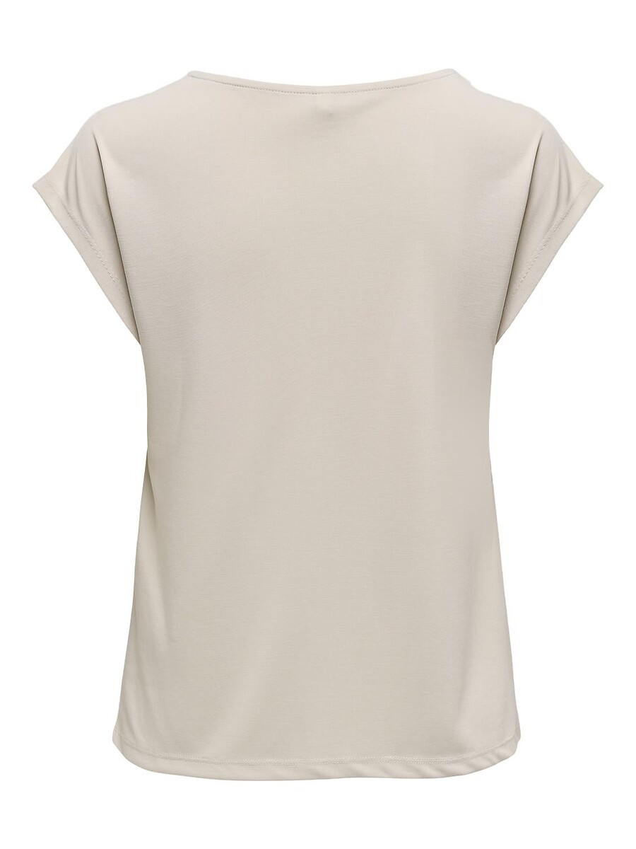 SOMENTE<br>Camiseta de manga curta com decote em V