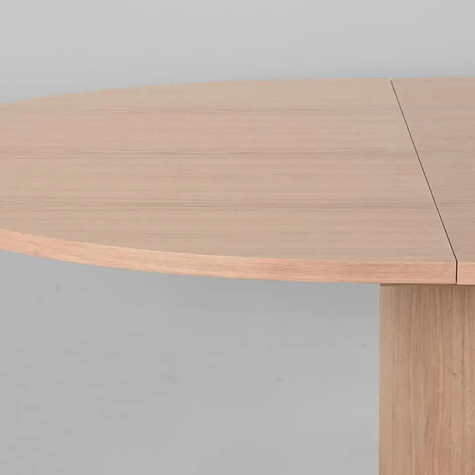 LABEL51 Eetkamertafel Oliva - Naturel - Eiken - 150-200 cm - Uitschuifbaar
