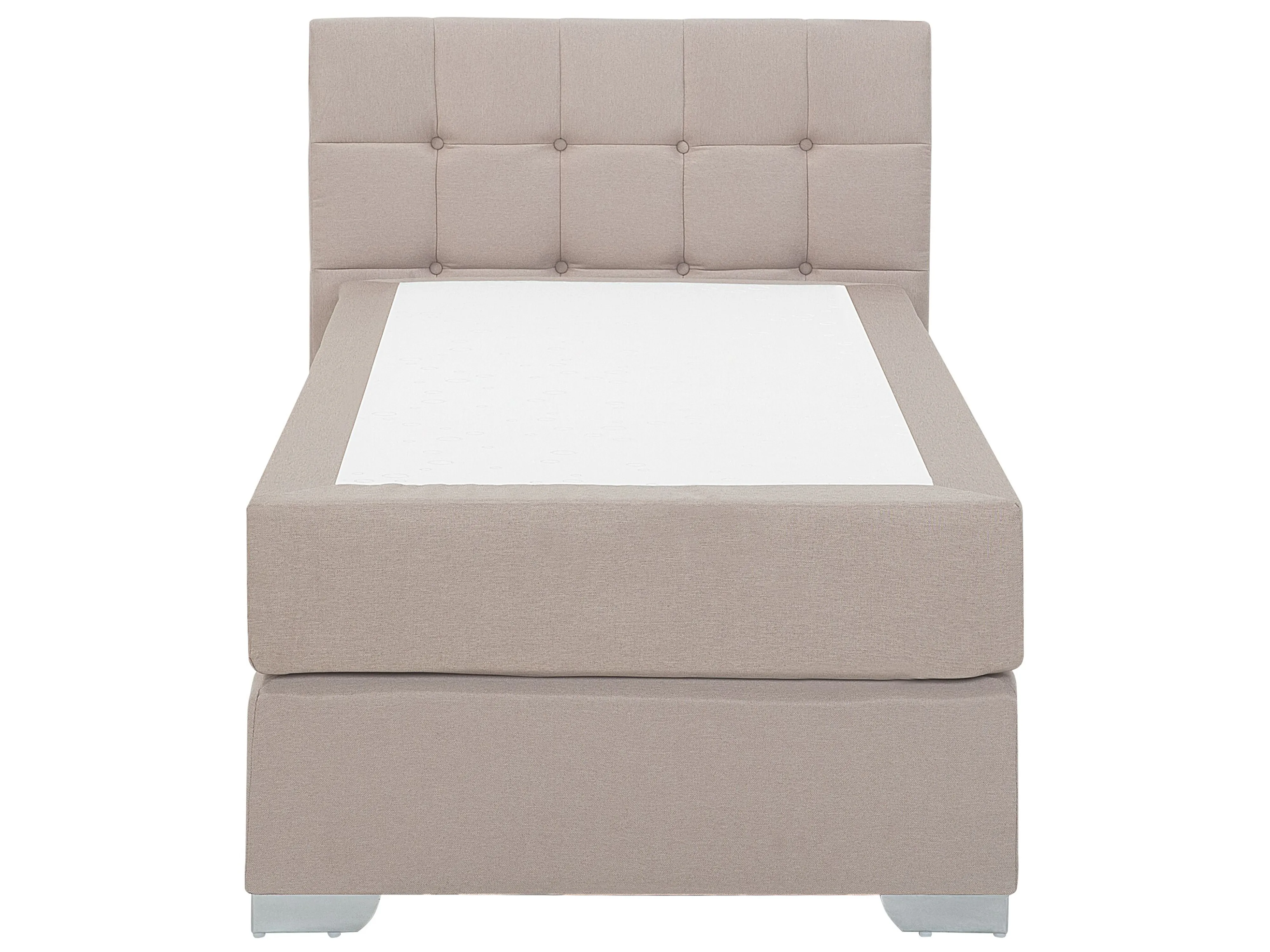 Boxspring Stof ADMIRAL 90 x 200 cm Zandbeige
