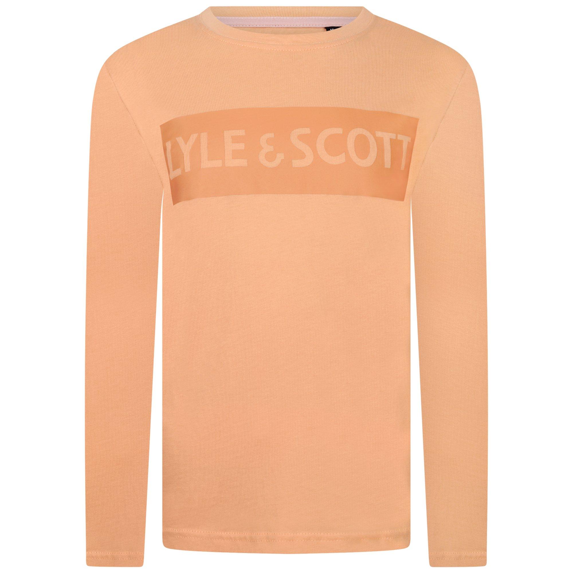 Lyle and Scott Tonal Logo Long Sleeve T Shirt Juniors