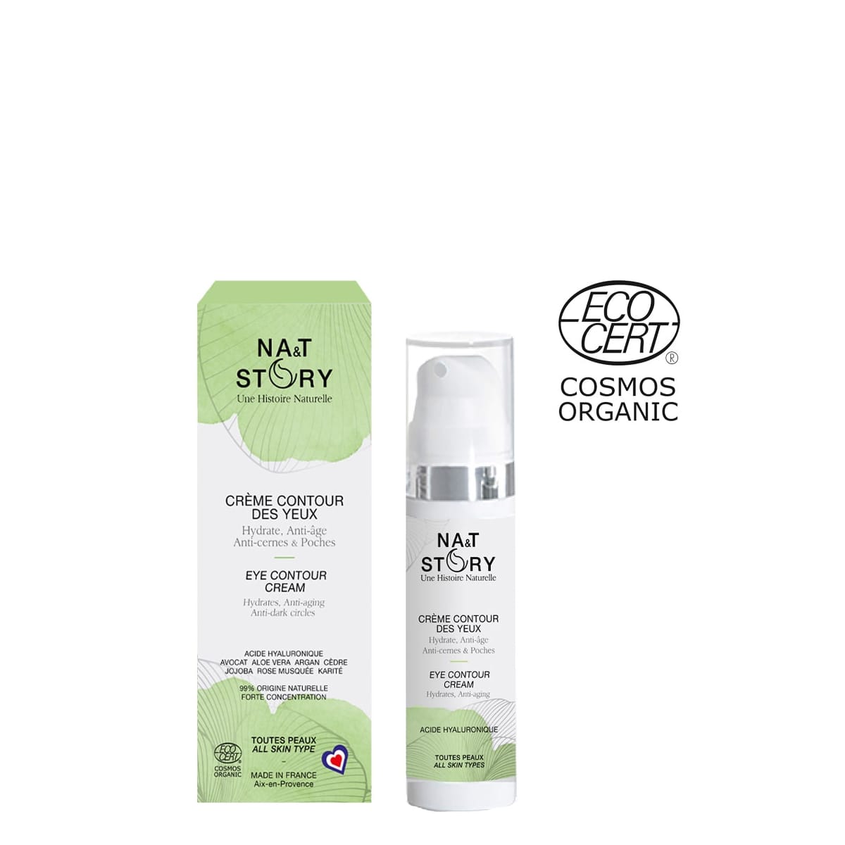 NA & T STORY Crème Contour des Yeux à L'Acide Hyaluronique