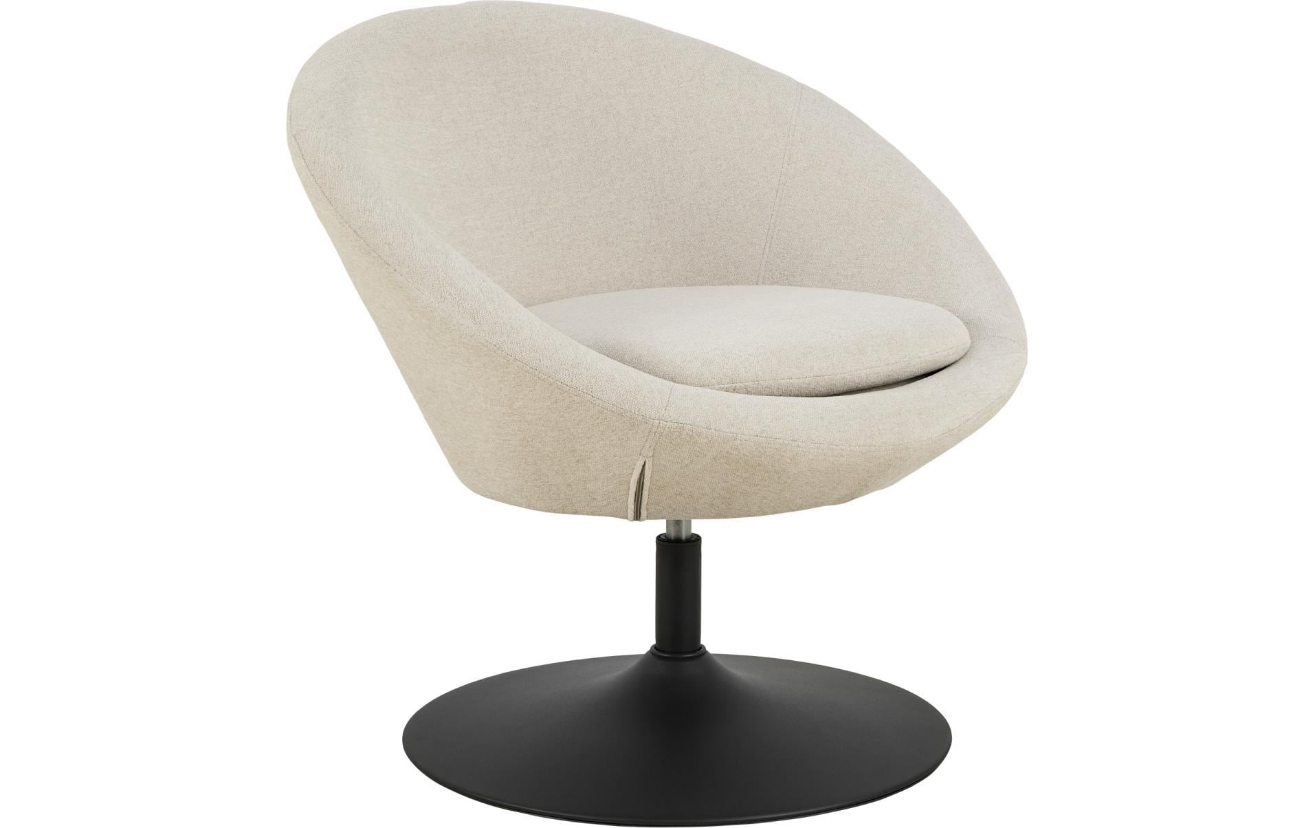 Sessel Center Beige<br>Moderner Loungesessel mit Drehfunktion