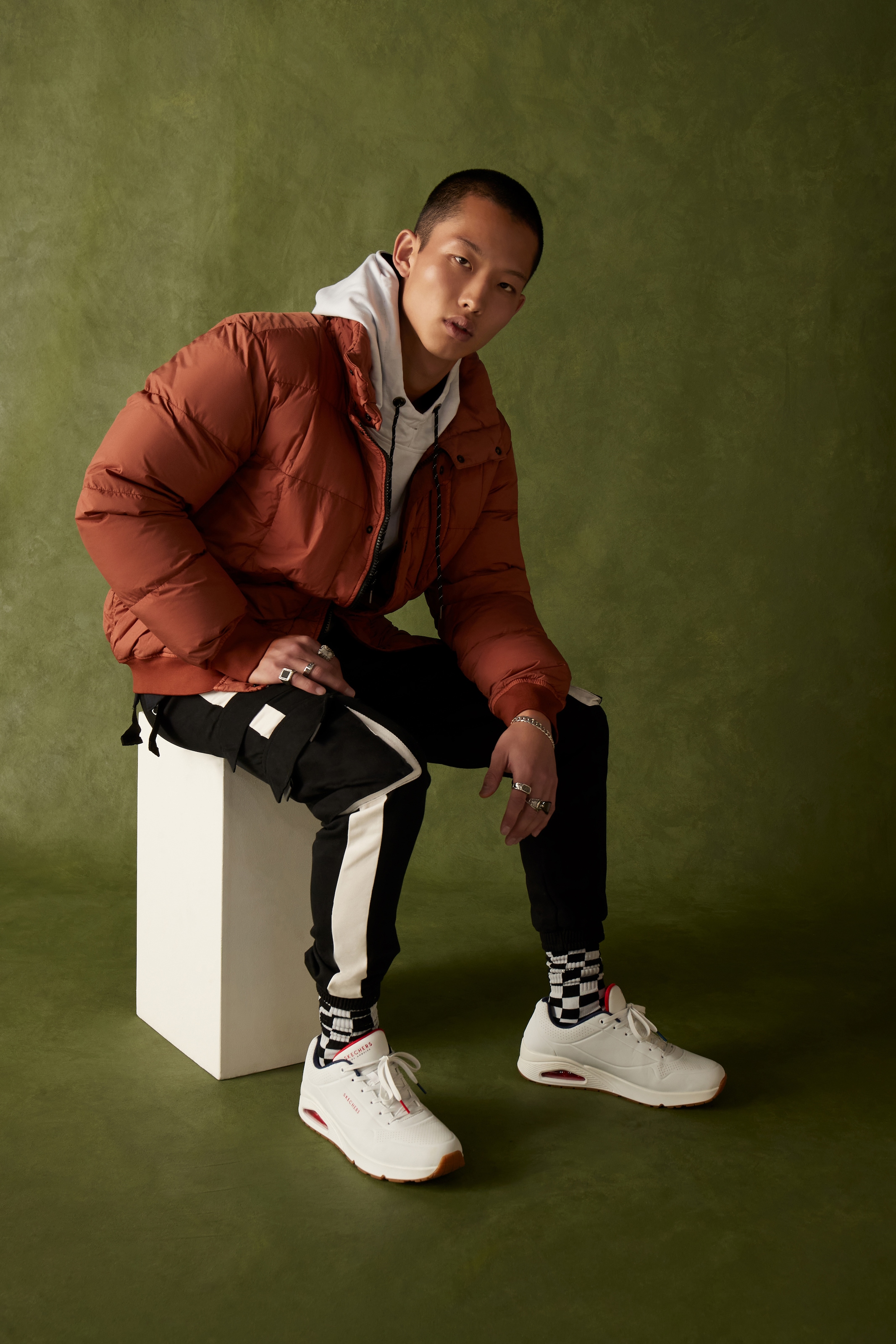 Skechers Sneaker »Uno - Stand on Air«  , Freizeitschuh, Halbschuh, Schnürschuh mit extra Dämpfung