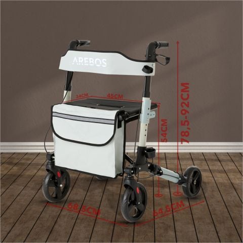 Alu Rollator Klappbar inkl. Einkaufstasche