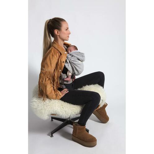 Porte-bébé Hoodie Carrier 2 Gris athlétique - LOVE RADIUS