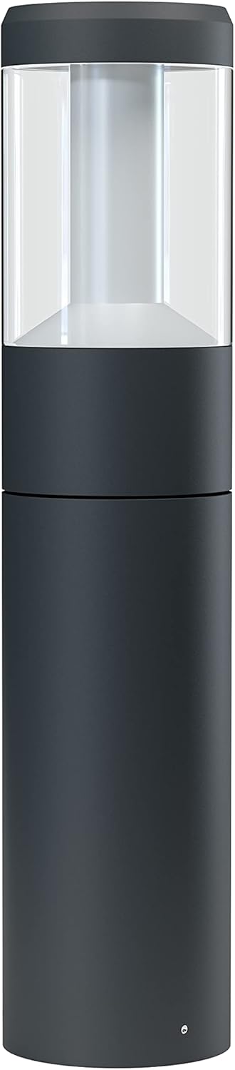 LEDVANCE Smarte LED Gartenpylone mit Bluetooth Mesh Technologie, 50cm Höhe, Lichtfarbe änderbar (2000-6500K), RGB-Farben änderbar , SMART+ MODERN LANTERN Bollard