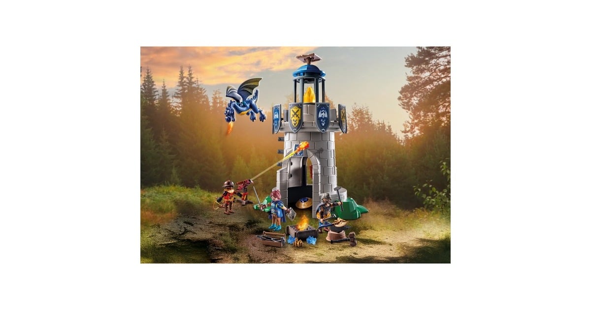PLAYMOBILNovelmore - Riddertoren met smid en draak Constructiespeelgoed  (71483)