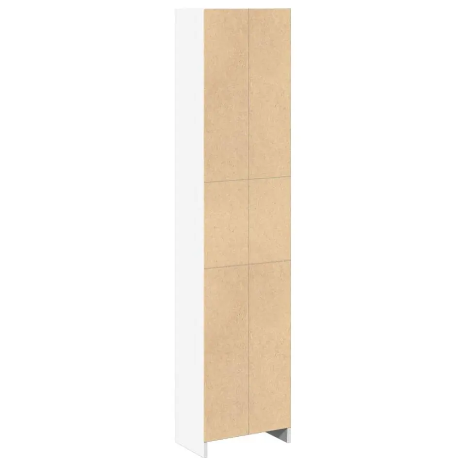 vidaXL - Boekenkast met 5 vakken - Wit - Bewerkt hout - 40x24x176 cm