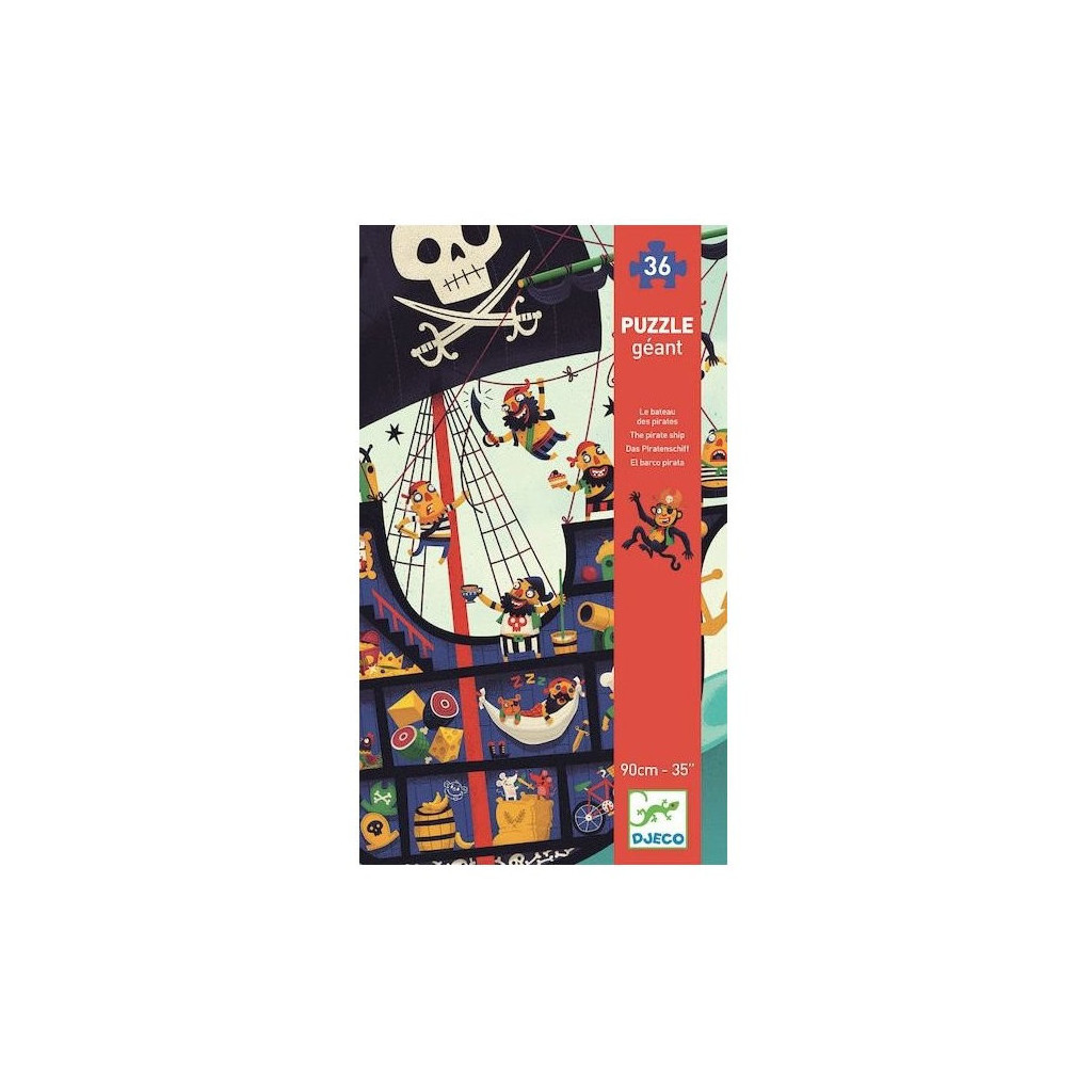 Puzzle Géant - Le Bateau des Pirates - 36 Pièces