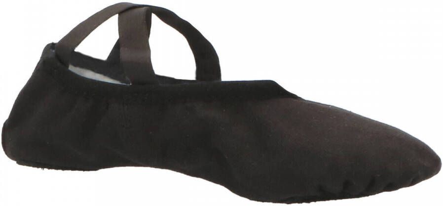 Papillon Balletschoenen – Stretch Canvas – Splitzool – Meisjes Balletschoentjes Zwart – Dames – PA1014 –