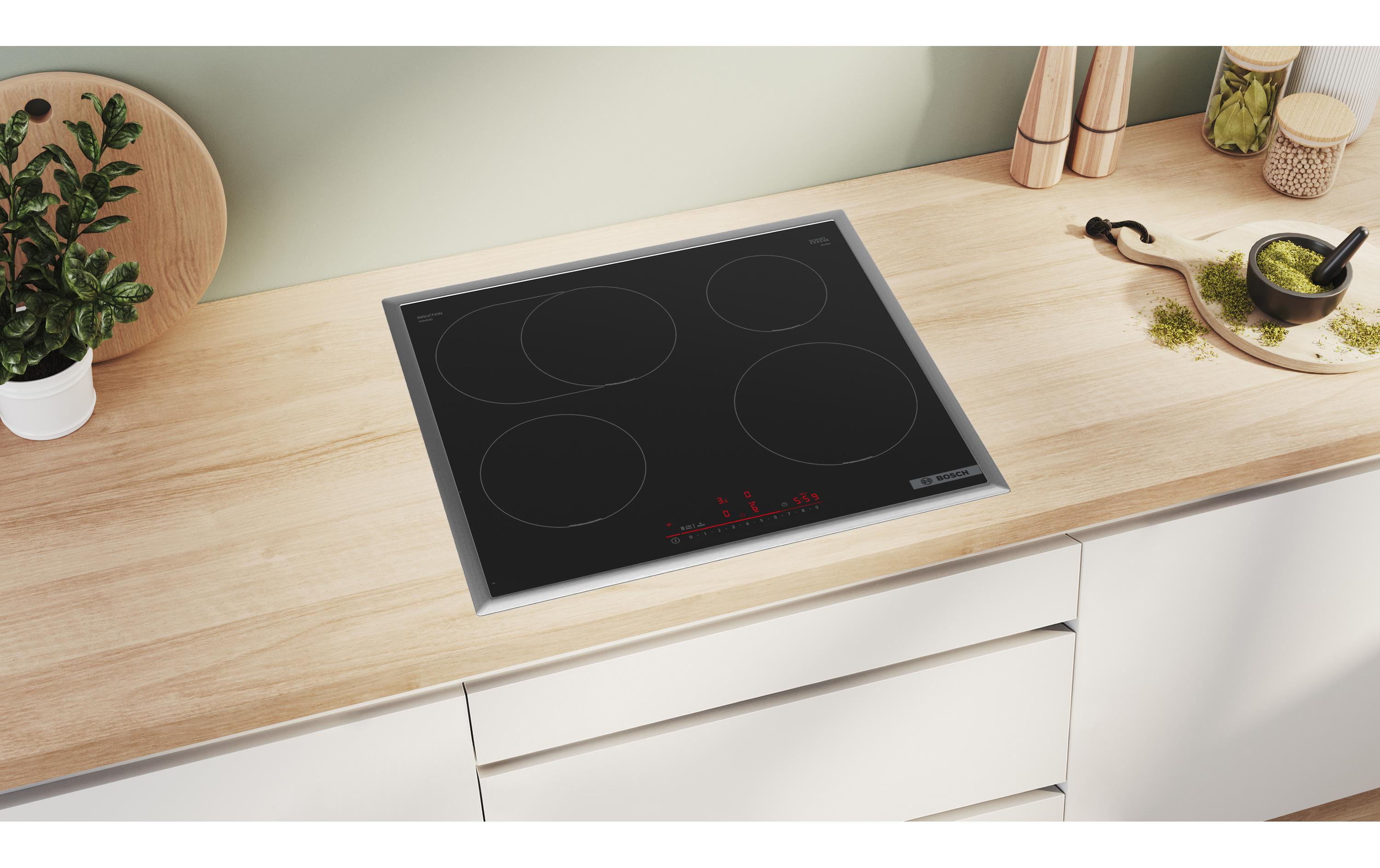 Induktionskochfeld PIF645HB1E Aufliegend<br>Induktionskochfeld mit 4 Herdplatten
