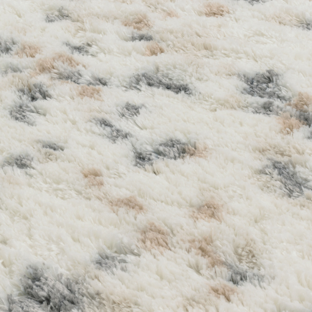 Tapis intérieur en polyester poils longs alena confettis 150 x 80 cm