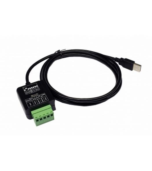Exsys Schnittstellenkabel USB EX-1309-T USB-A zu Seriell RS-232/422/485 Adapter mit 5-Pin-Terminal-Block