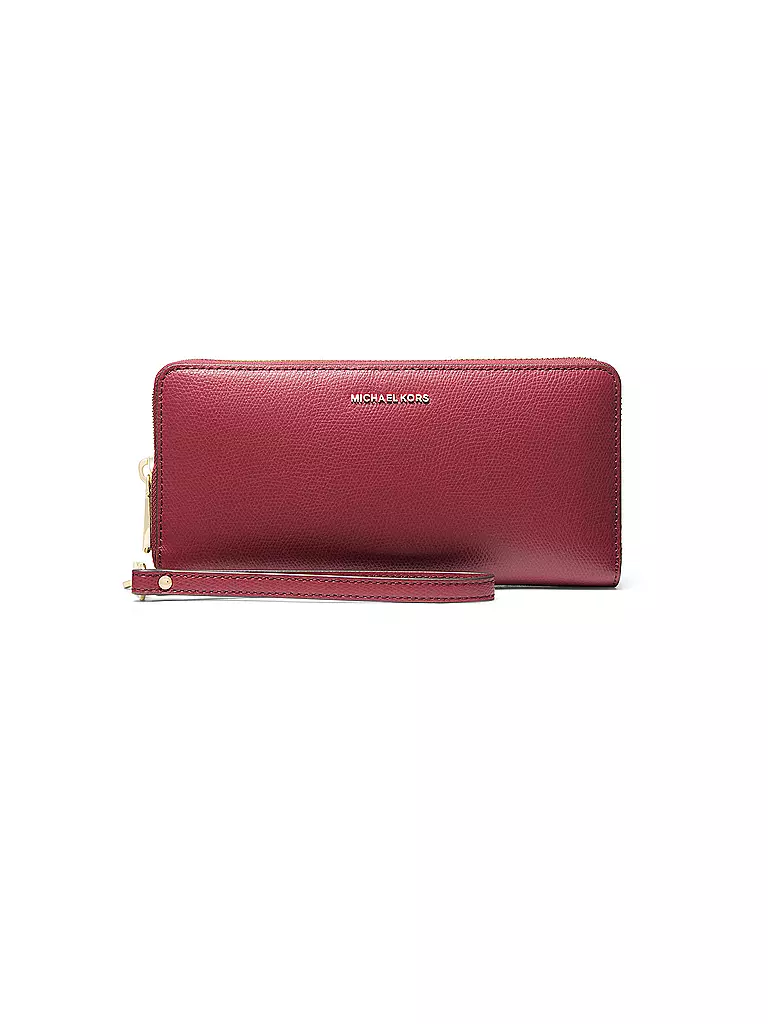 MICHAEL KORS Geldbörse JET SET TRAVEL dunkelrot