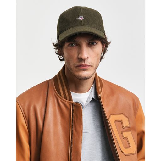GANT Shield Melton Kasket, Juniper Green