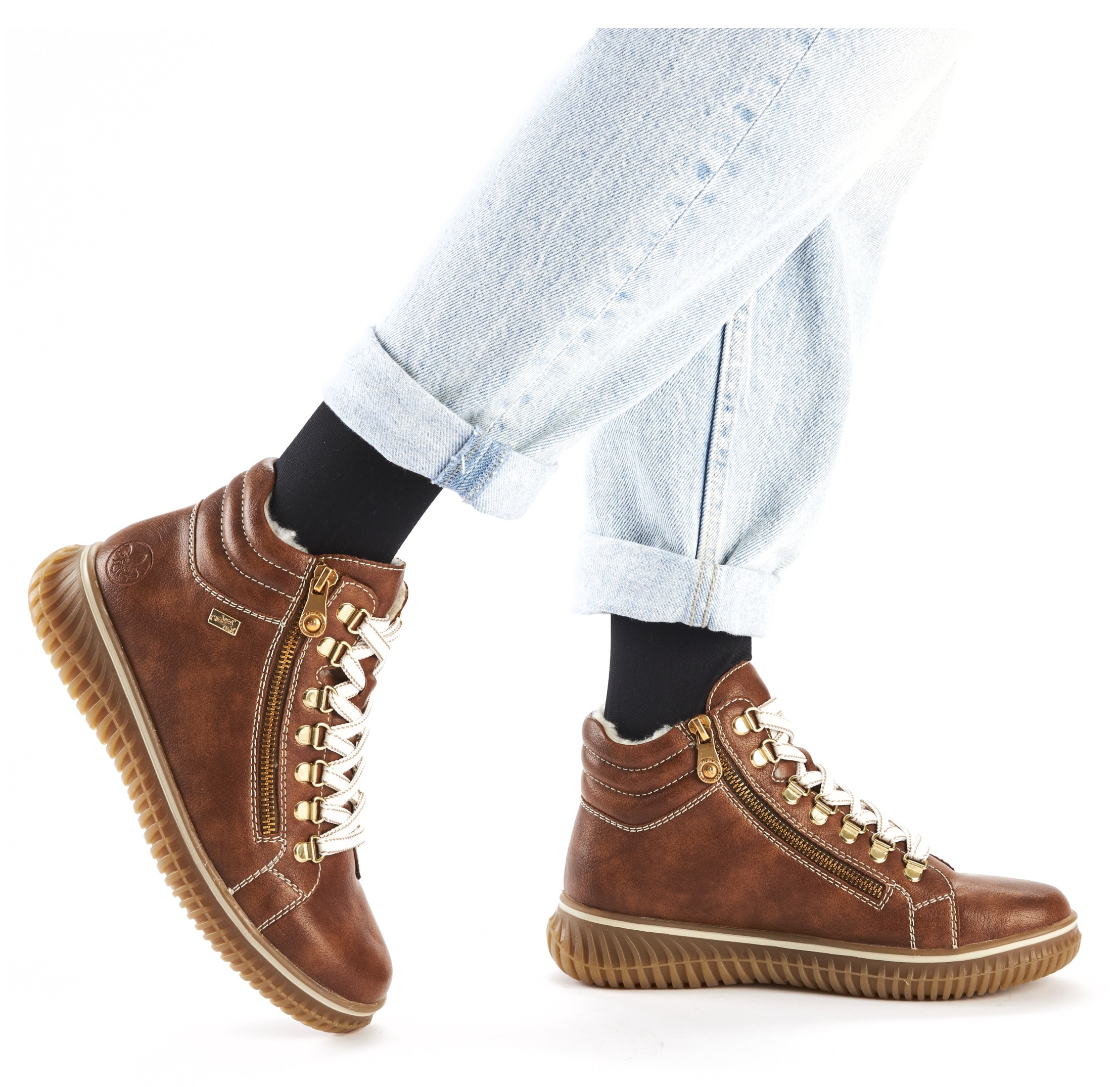 Rieker Winterboots  , Schnürboots, Stiefelette mit wasserabweisender riekerTEX-Membran