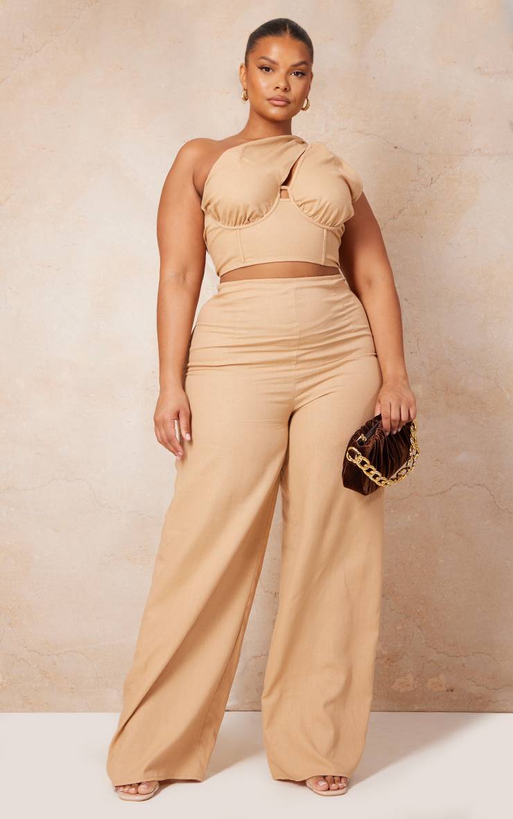 Top Corset Asymétrique Grande Taille