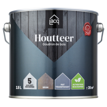 Lacq Houtteer bruin 2,5 liter