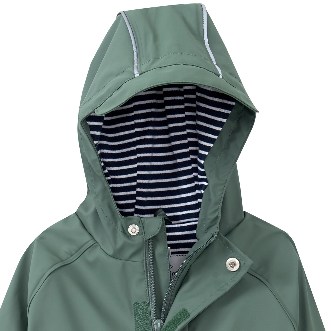 Topolino Kinder Regenjacke mit Beschichtung dunkelgrün