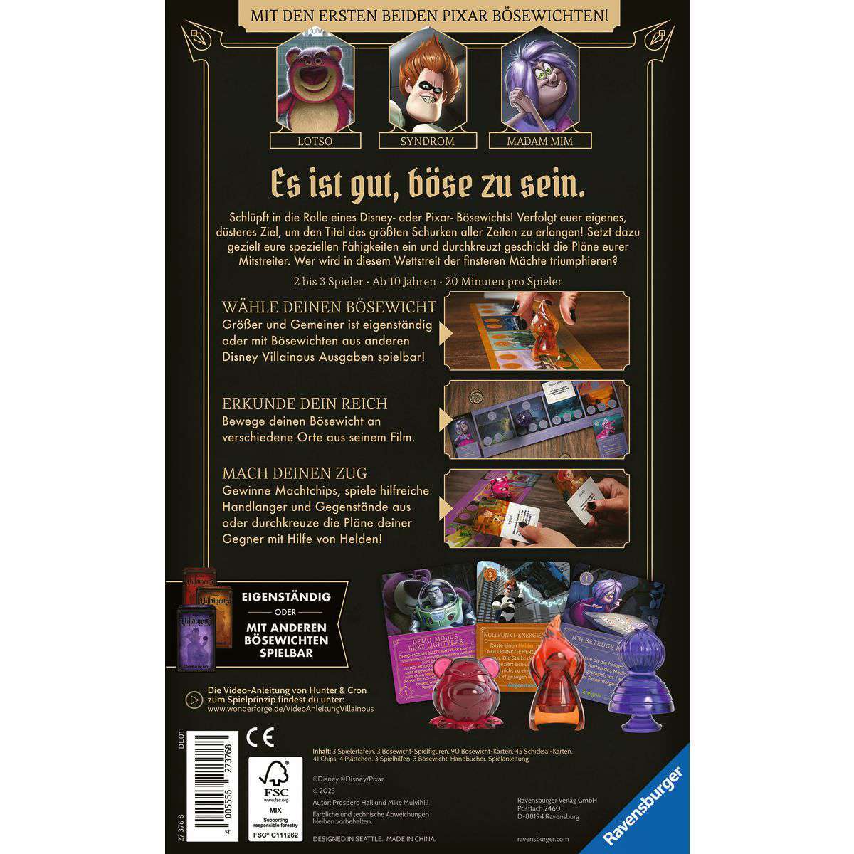 Ravensburger Spiel Disney Villainous: Größer und Gemeiner