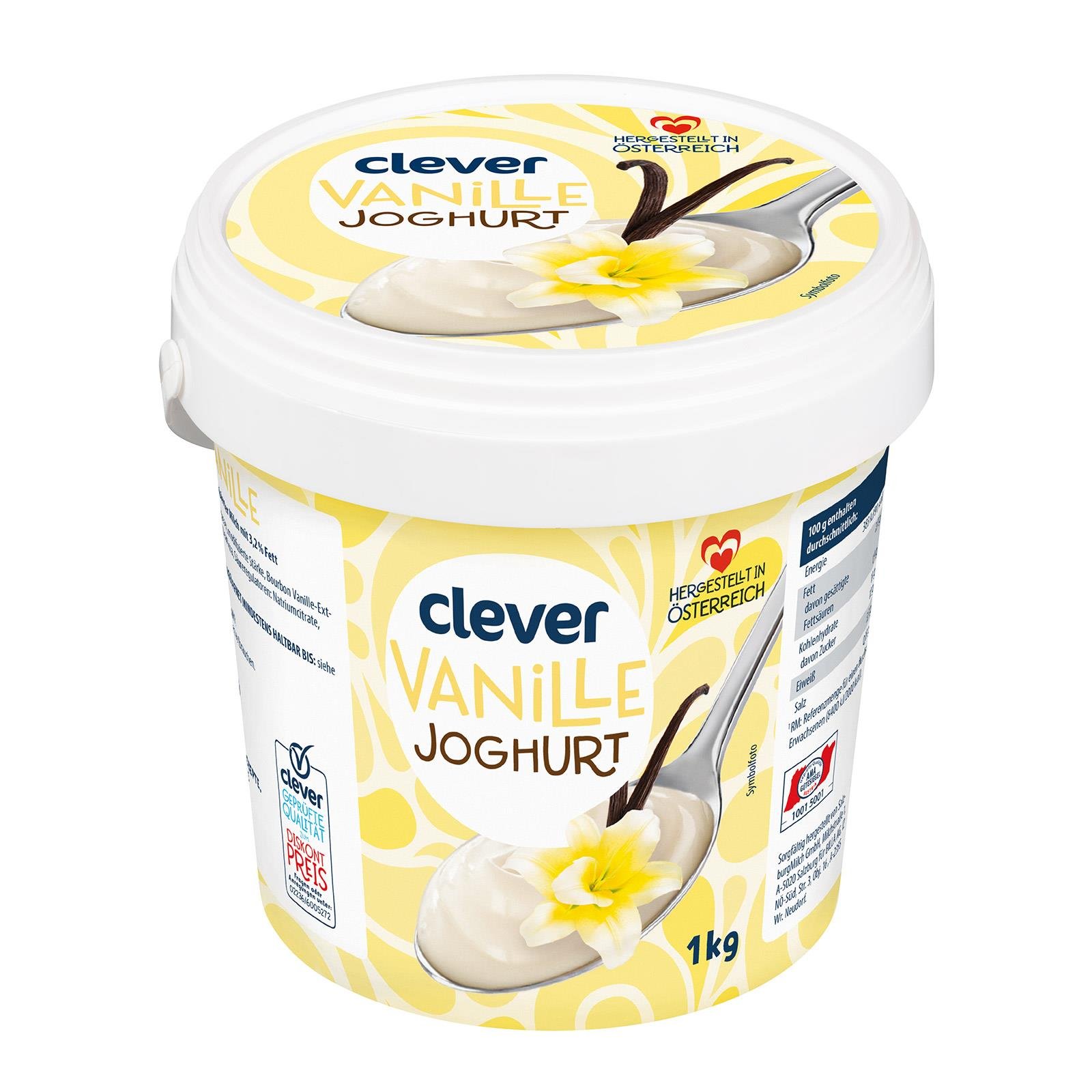 Clever Fruchtjoghurt Vanille